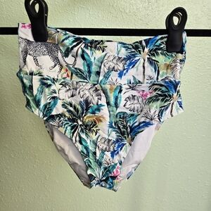 Tropical Print Bikini Bottom